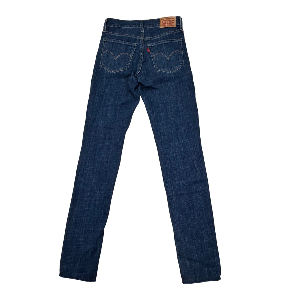 Levis 311 Shaping Skinny Jeans Dark Wash Raw Hem 24x30 19626-0291